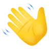 hands waving